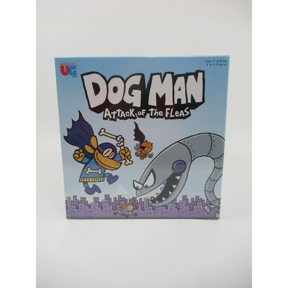 Dogman Board Game "Attack Of‎ The Fleas" Perfect For Family Game Night! Ages 6+